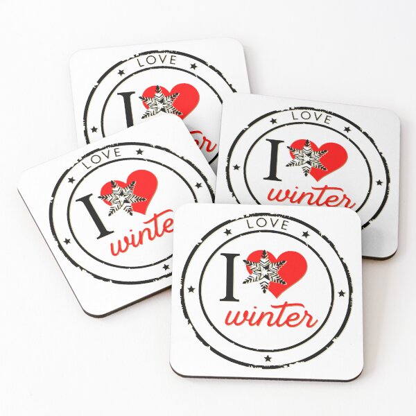 Item preview, I Love Winter in Red designed and sold by LKozerski.