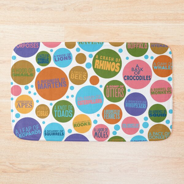 Item preview, Animal Group Terminology - Circles for Kids designed and sold by Mikael Colville-Andersen.