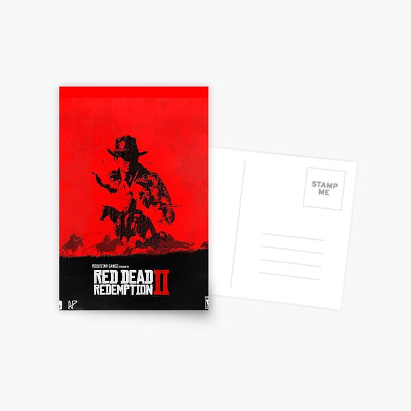 Vista previa del artículo con la obra «Póster de Red Dead Redemption 2», diseñado y vendido por artbynikk.