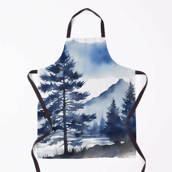 Item preview, Blue Monochrome Landscape designed and sold by CalmnessbyChoice.