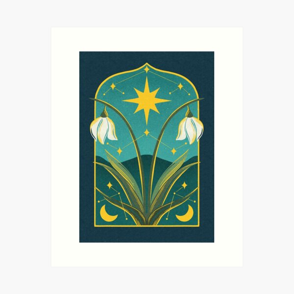 Vista previa del artículo con la obra «Snowdrops», diseñado y vendido por shewantedstorm.