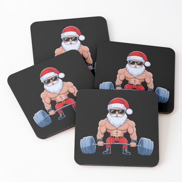 Item preview, Funny Santa Weightlifting Christmas Fitness Gym Deadlift Xmas 2024 designed and sold by luannsemmsobre.