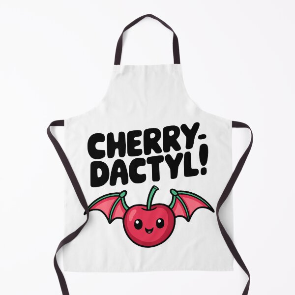 Item preview, Cherrydactyl! Cute Cherry Dinosaur Fruit Pun designed and sold by PMCreative.