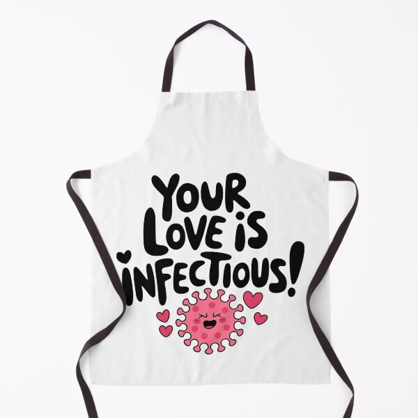 Item preview, Your Love Is Infectious! Cute Virus Love Pun designed and sold by PMCreative.