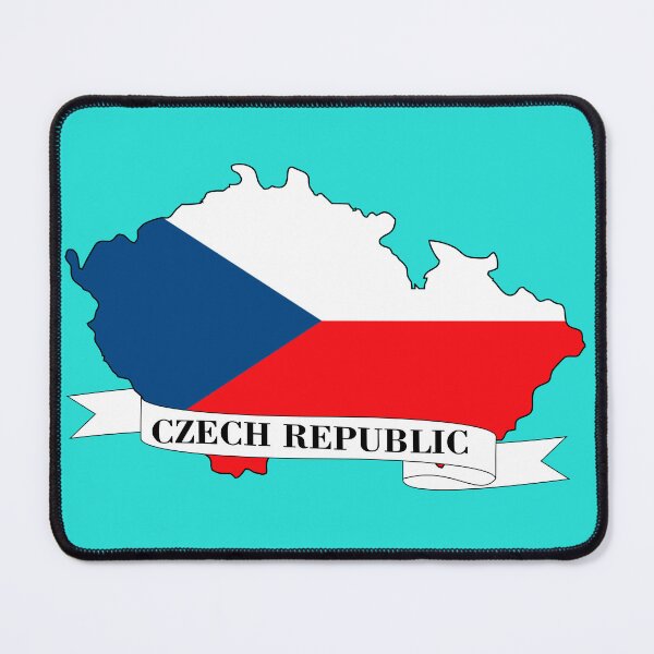 Item preview, Czechia flag map designed and sold by visual adventures.