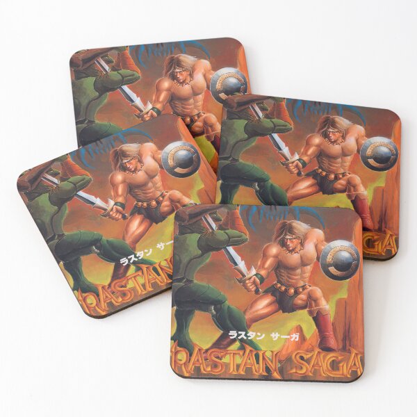 Item preview, Rastan Arcade Flyer Retro Poster designed and sold by Retr0Tshirts.
