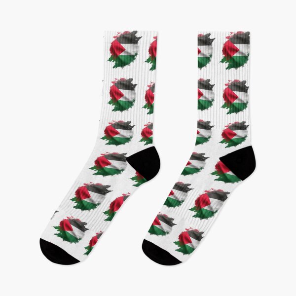 Item preview, Watercolour Palestinian Flag Design designed and sold by RaiyaTees.