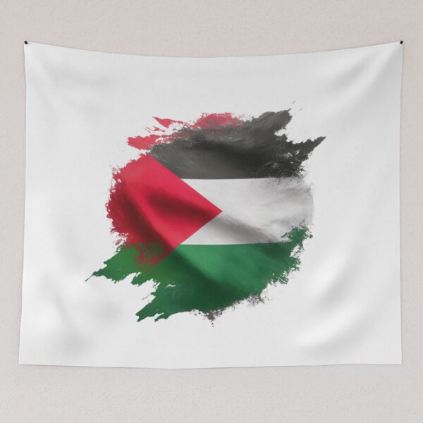 Item preview, Watercolour Palestinian Flag Design designed and sold by RaiyaTees.