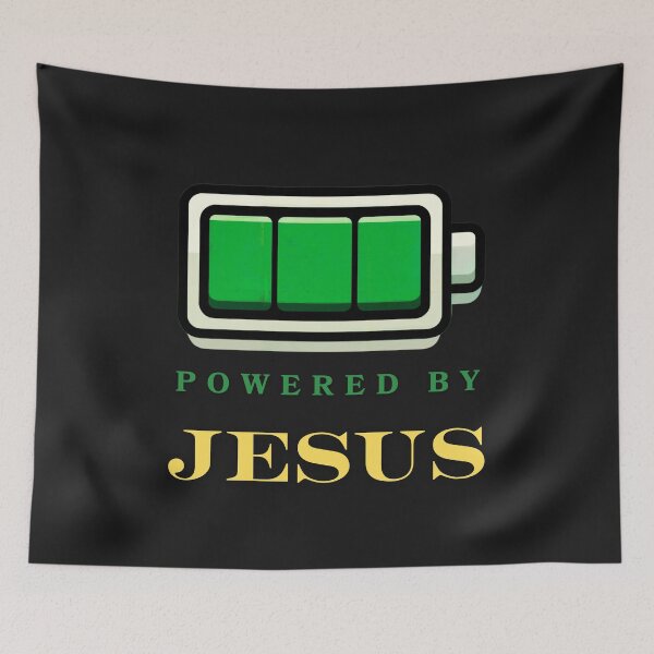 Item preview, Powered By Jesus: Recharge Your Life With Faith And Strength designed and sold by elynne9.