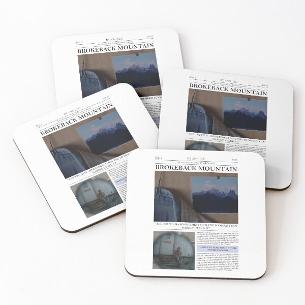Artikelvorschau, BROKEBACK MOUNTAIN // Filmplakat ästhetische Zeitungszitate entworfen und verkauft von 33ll.