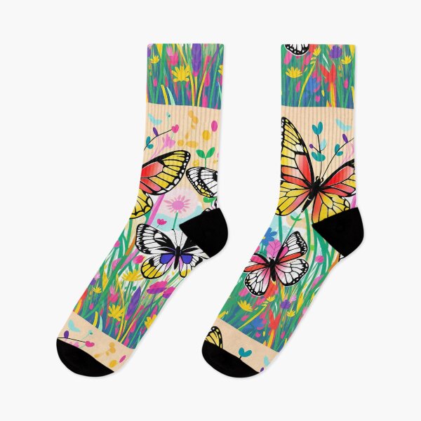 Item preview, Butterflies Fluttering in Meadow Bliss designed and sold by Desireehaz.