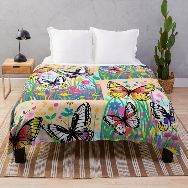 Item preview, Butterflies Fluttering in Meadow Bliss designed and sold by Desireehaz.