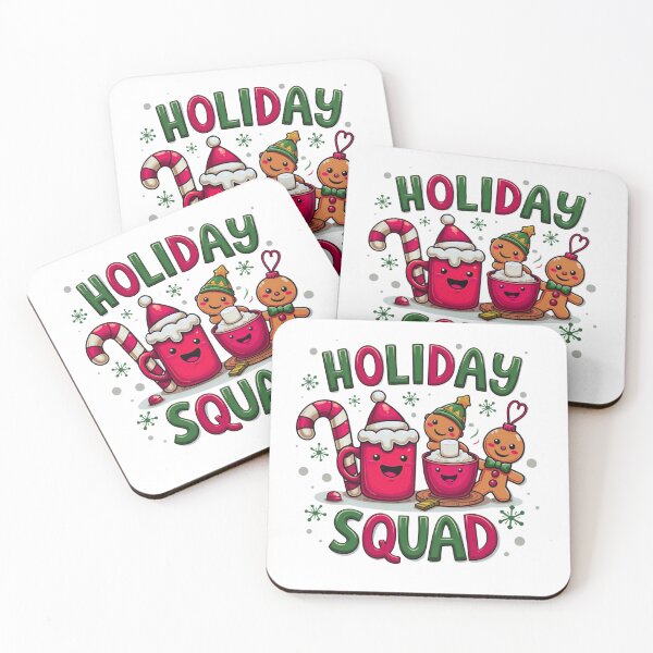 Item preview, Holiday Squad - Cute Christmas Mug and Gingerbread Friends designed and sold by Teez Haven.