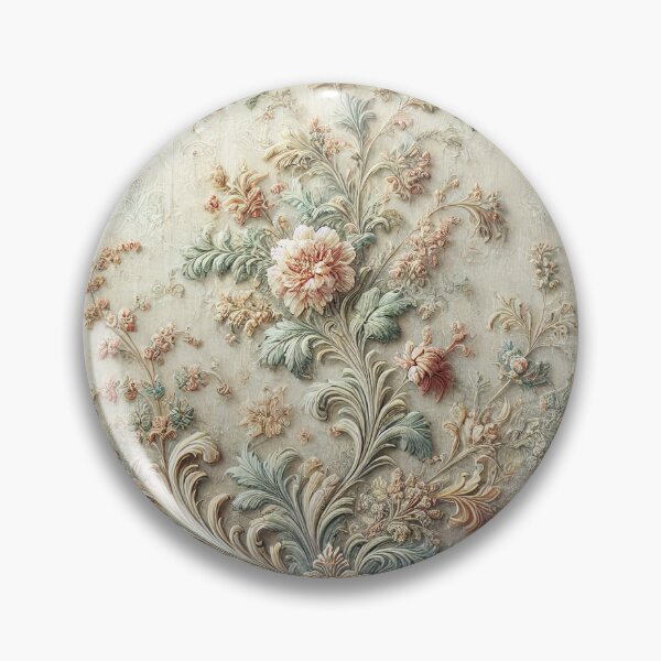 Artikelvorschau, Elegantes Blumen- und Blätterdesign im Vintage-Stil entworfen und verkauft von Osintown.