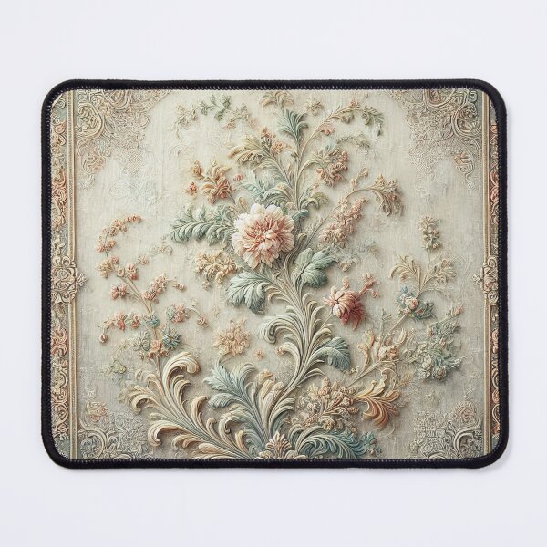 Item preview, Elegant vintage style flowers and leaves design designed and sold by Osintown.