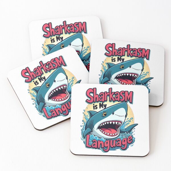 Item preview, sharkasm in my language designed and sold by Ismartista.