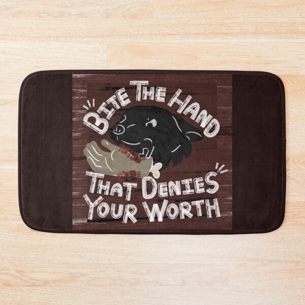 Item preview, Bite The Hand That Denies Your Worth designed and sold by Katy Creates.
