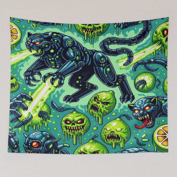 Item preview, Plasma Panthers vs. Mutant Lemons designed and sold by Imaginarium of Chaos falcon88 .