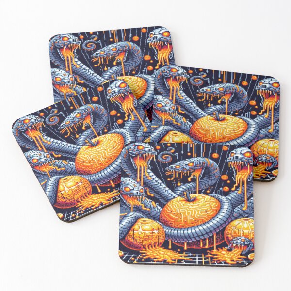 Item preview, Steel Snakes vs. Demon-Oranges designed and sold by Imaginarium of Chaos falcon88 .