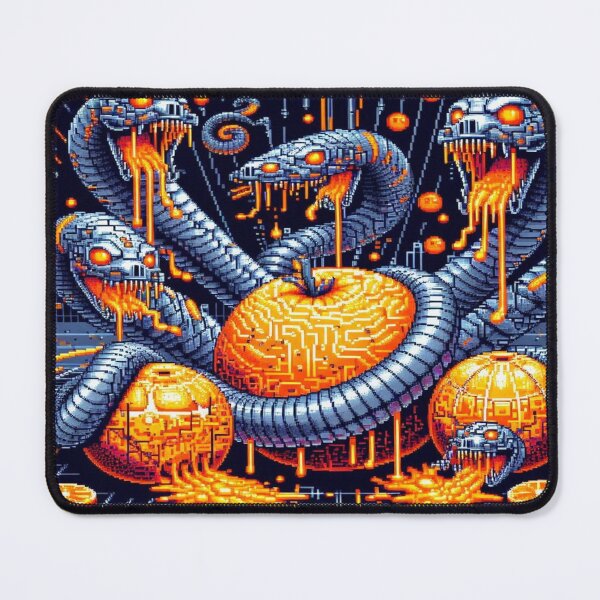 Item preview, Steel Snakes vs. Demon-Oranges designed and sold by Imaginarium of Chaos falcon88 .
