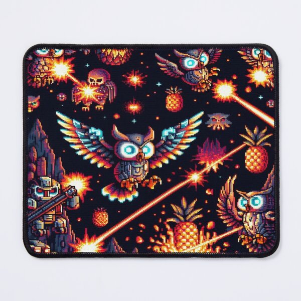 Item preview, Mechanical Owls vs. Inferno Pineapples designed and sold by Imaginarium of Chaos falcon88 .