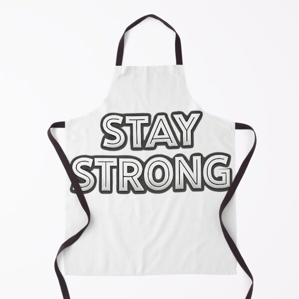 Item preview, Stay Strong - Bold Metallic Motivational Sticker designed and sold by FluffyPeels.