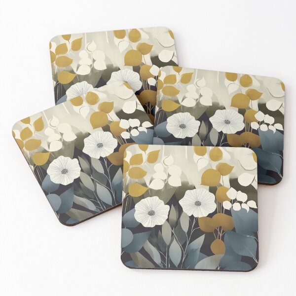 Item preview, Floral Design in muted, harmonious colours designed and sold by Shoot-The-Moon.