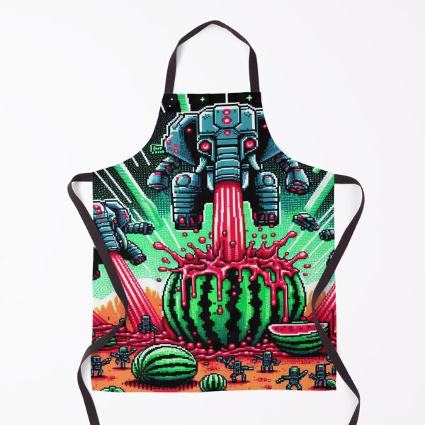 Item preview, Cyborg Elephants vs. Hellish Watermelons designed and sold by Imaginarium of Chaos falcon88 .