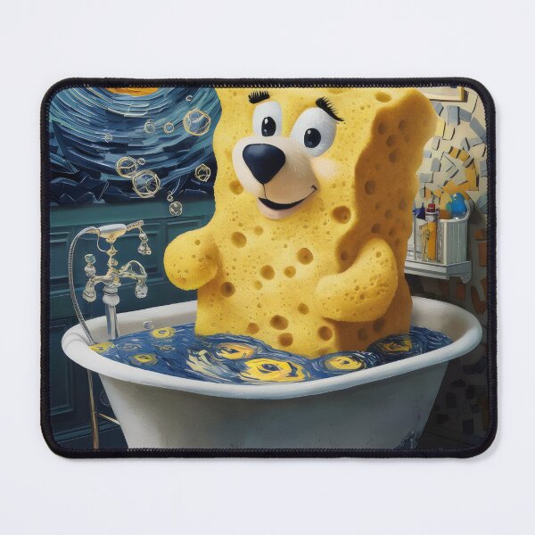 Item preview, Sponge in the bath. designed and sold by MyHappyArtShop.