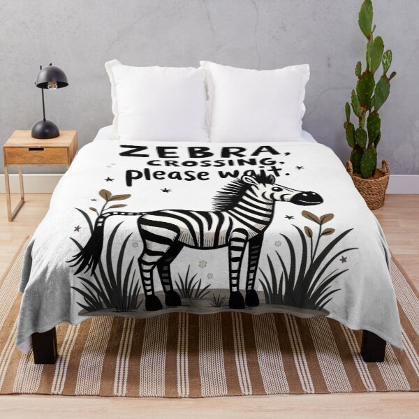 Item preview, zebra crossing please wait designed and sold by Ismartista.