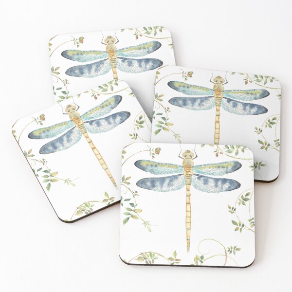 Item preview, Dragonfly With Rose Hips D designed and sold by Jean Plout.
