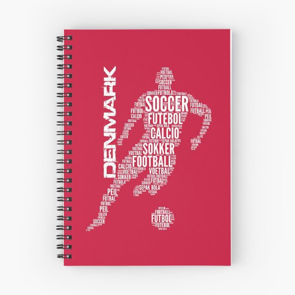 Item preview, Denmark Soccer Typography designed and sold by goodspy.