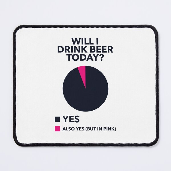 Item preview, Beer Drinking Pie Chart designed and sold by Bleak Shirt.