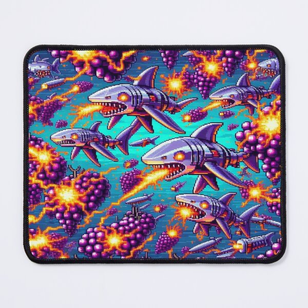Item preview, Robotic Sharks vs. Infernal Grapes designed and sold by Imaginarium of Chaos falcon88 .