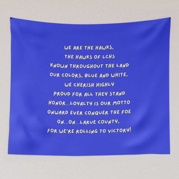 Item preview, LC Hawks School Song designed and sold by Sadie-Alexis.