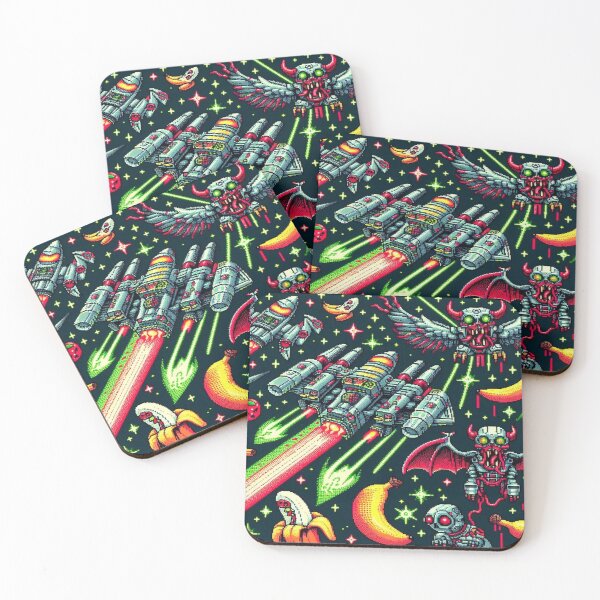 Item preview, Cyborg Birds vs. Demonic Bananas designed and sold by Imaginarium of Chaos falcon88 .