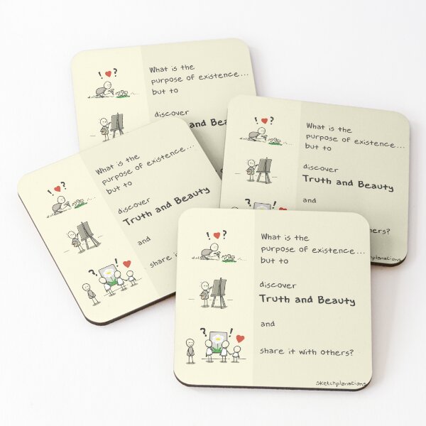 Item preview, Truth and Beauty designed and sold by Sketchplanations.