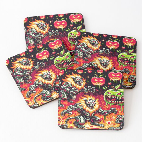 Item preview, Mecha Lions vs. Cursed Apples designed and sold by Imaginarium of Chaos falcon88 .