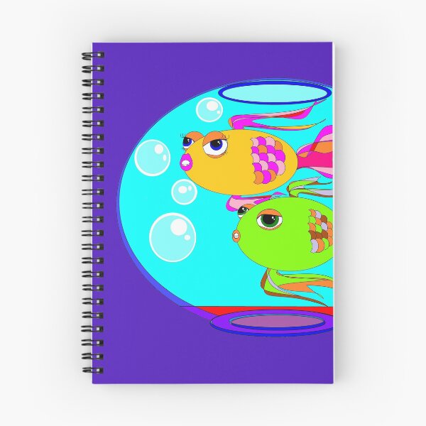 Item preview, A Fishbowl with Two Fish Swimming. designed and sold by judy snyder.