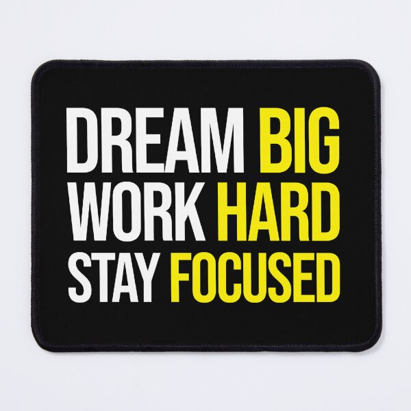 Item preview, Dream Big, Work Hard, Stsay Focused - Gym, Hustle designed and sold by chantastical.