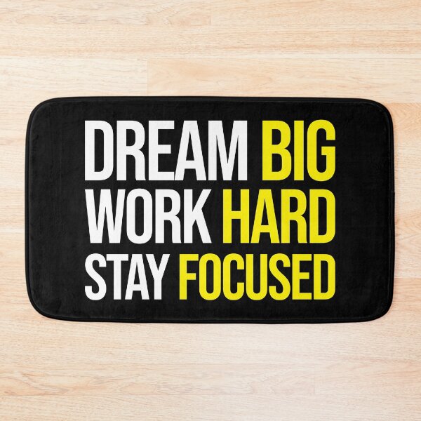 Item preview, Dream Big, Work Hard, Stsay Focused - Gym, Hustle designed and sold by chantastical.