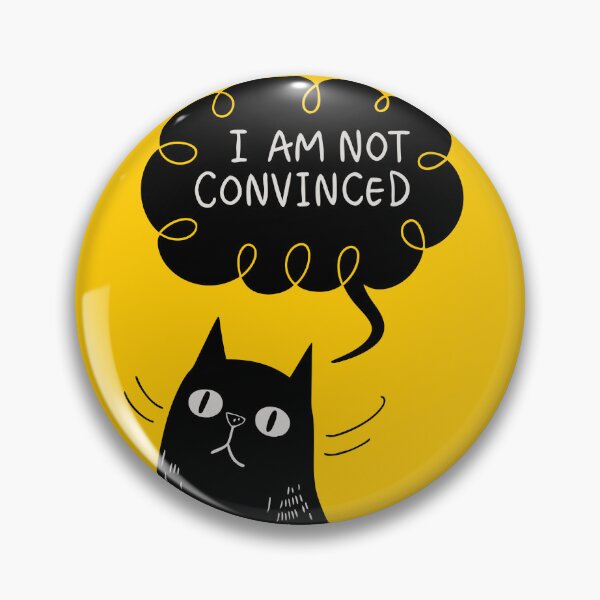 Item preview, Not Convinced Cat - Funny Digital Art for Cat Lovers designed and sold by manu-flor.