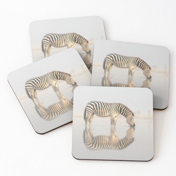 Item preview, Serenity | Zebra Reflection in Misty Waters designed and sold by Very Peculiar.