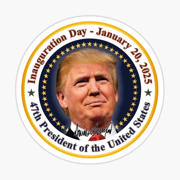 Item preview, Inauguration Day Souvenir 2025 - Donald Trump 47th President Commemorative  designed and sold by Inside Out Designs.