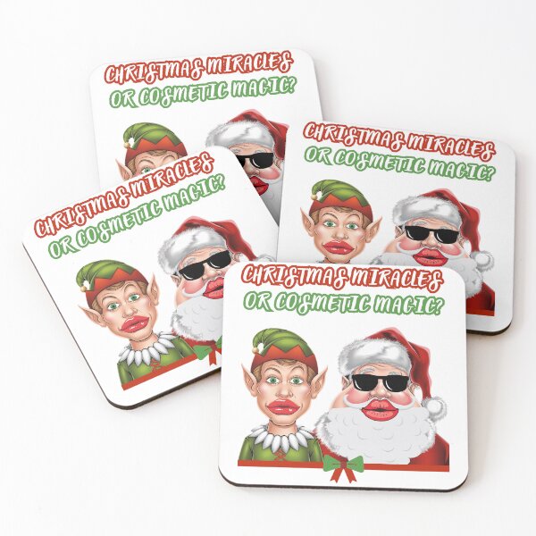 Item preview, Christmas plastic surgery.Elf and Santa after plastic surgery. designed and sold by JAGA-ALIME.