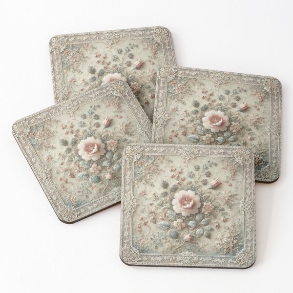 Item preview, Romantic design in vintage style for elegant decoration designed and sold by Osintown.