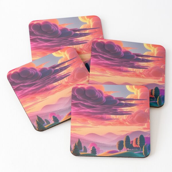 Item preview, Dreamy Sunset Landscape designed and sold by Endless-mind.