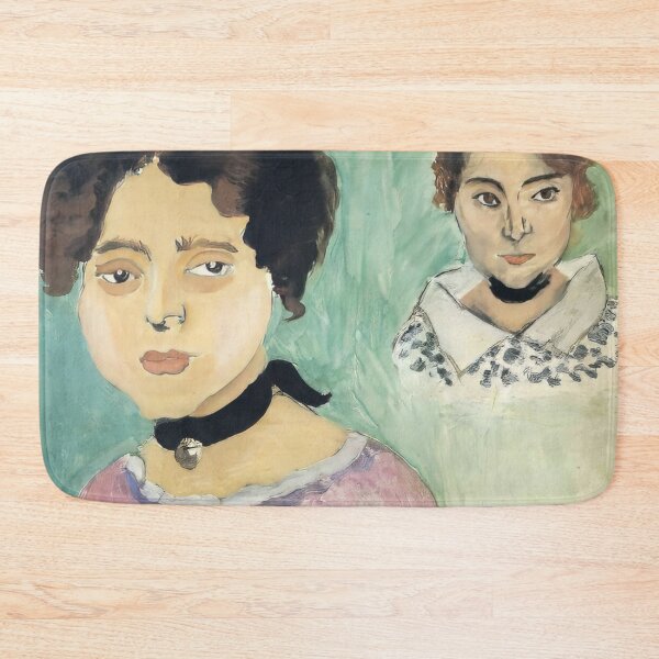 Item preview, Henri Matisse - Double Portrait of Marguerite on Green Background - 1919 designed and sold by flexmortis.