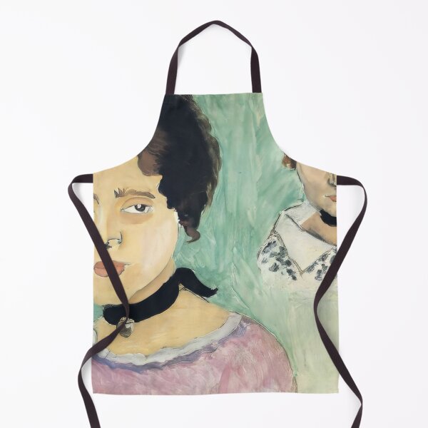 Item preview, Henri Matisse - Double Portrait of Marguerite on Green Background - 1919 designed and sold by flexmortis.