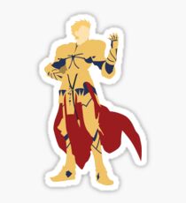 Fate Stay Night Minimalist Gilgamesh Design Sticker